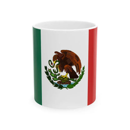 Flag of Mexico 1916-1934 2 (Mexico) White Coffee Mug 11oz - Go Mug Yourself