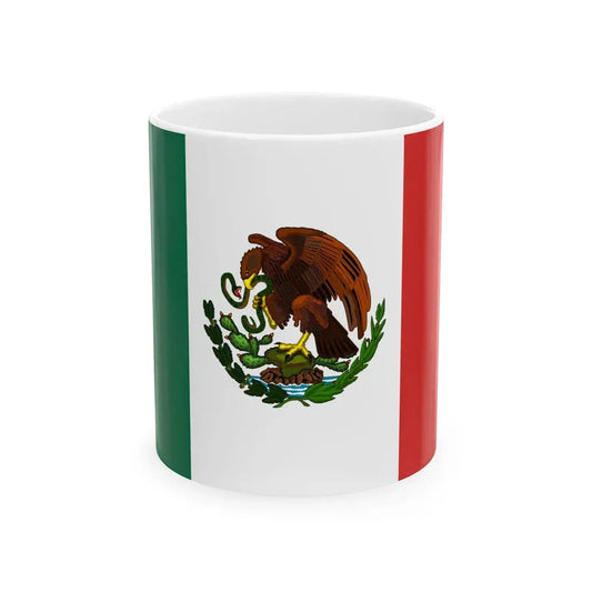 Flag of Mexico 1916-1934 2 (Mexico) White Coffee Mug 11oz - Go Mug Yourself