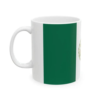 Flag of Mexico 1934-1968 alternative version (Mexico) White Coffee Mug - Go Mug Yourself