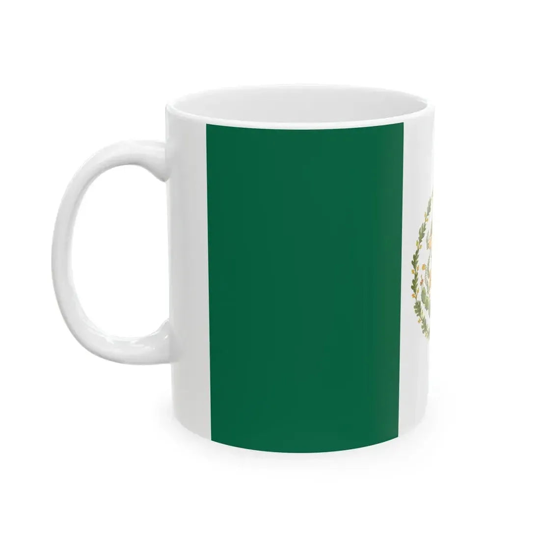 Flag of Mexico 1934-1968 (Mexico) White Coffee Mug - Go Mug Yourself