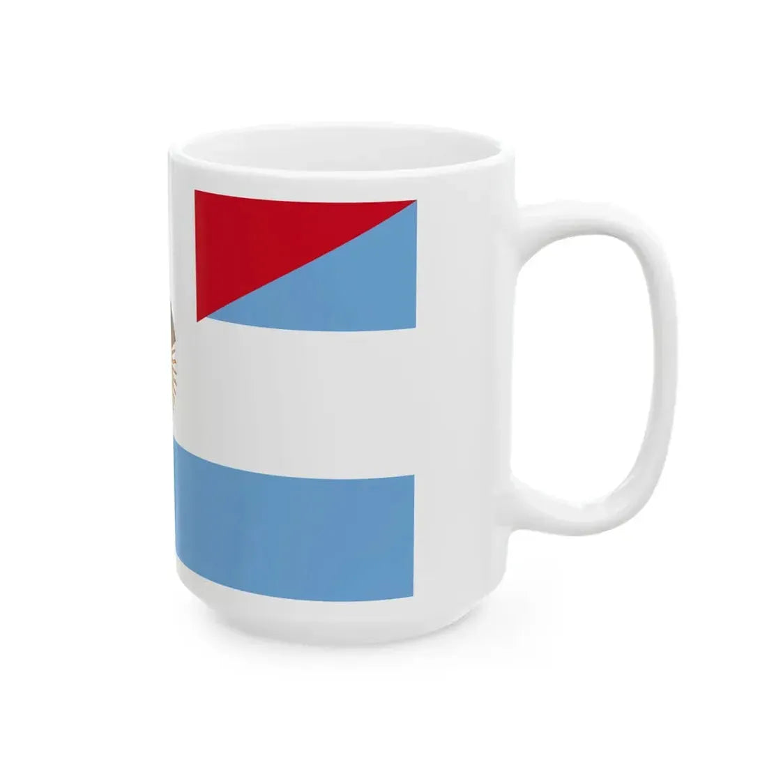 Flag of Mexico and Argentina (Mexico) White Coffee Mug - Go Mug Yourself