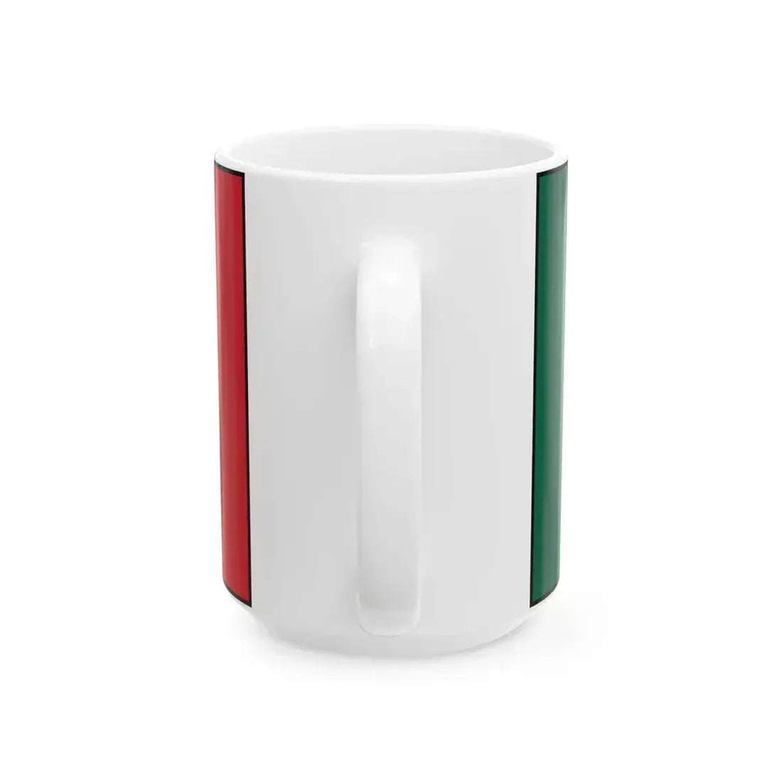 Flag of Mexico bordered (Mexico) White Coffee Mug - Go Mug Yourself