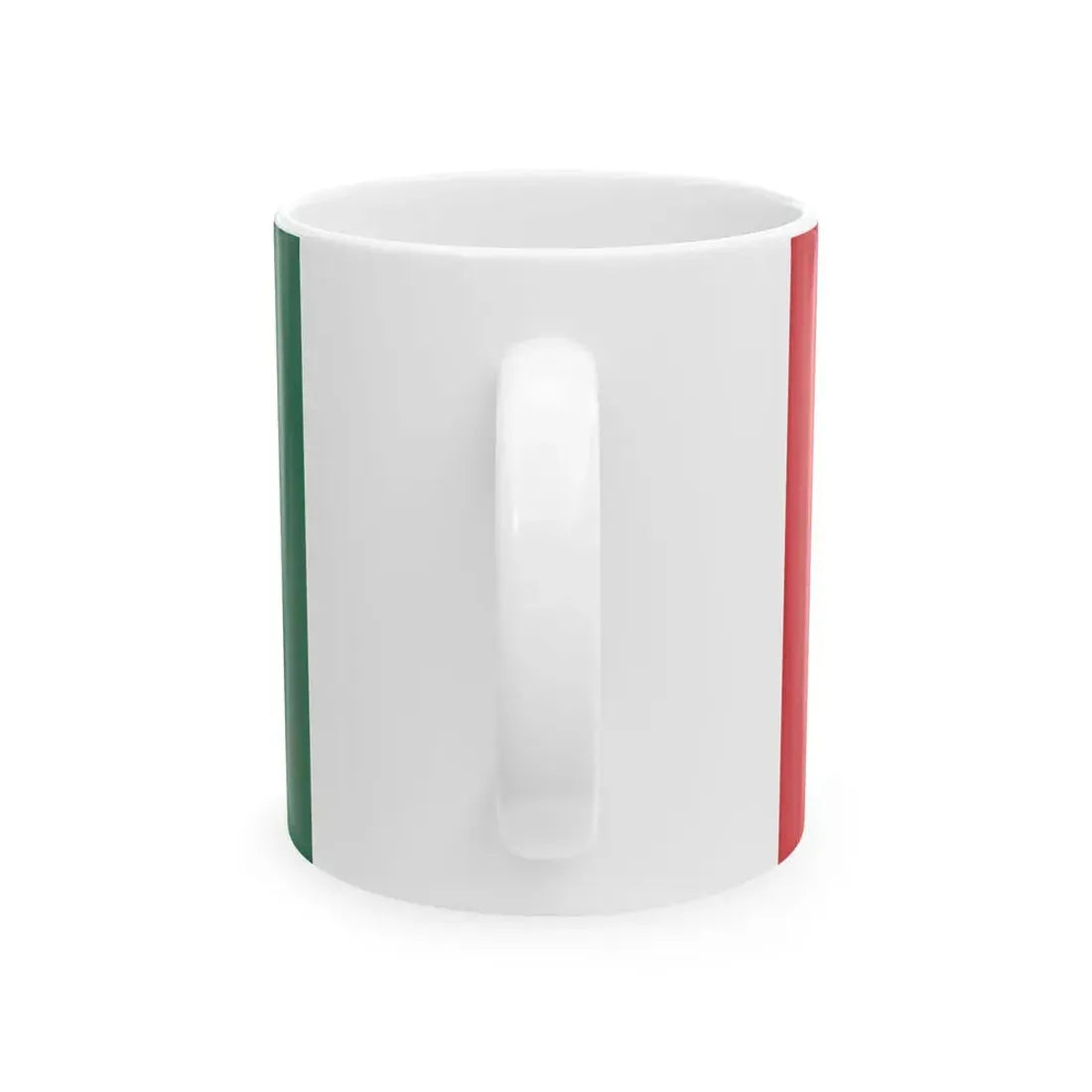 Flag of Mexico reverse (Mexico) White Coffee Mug - Go Mug Yourself