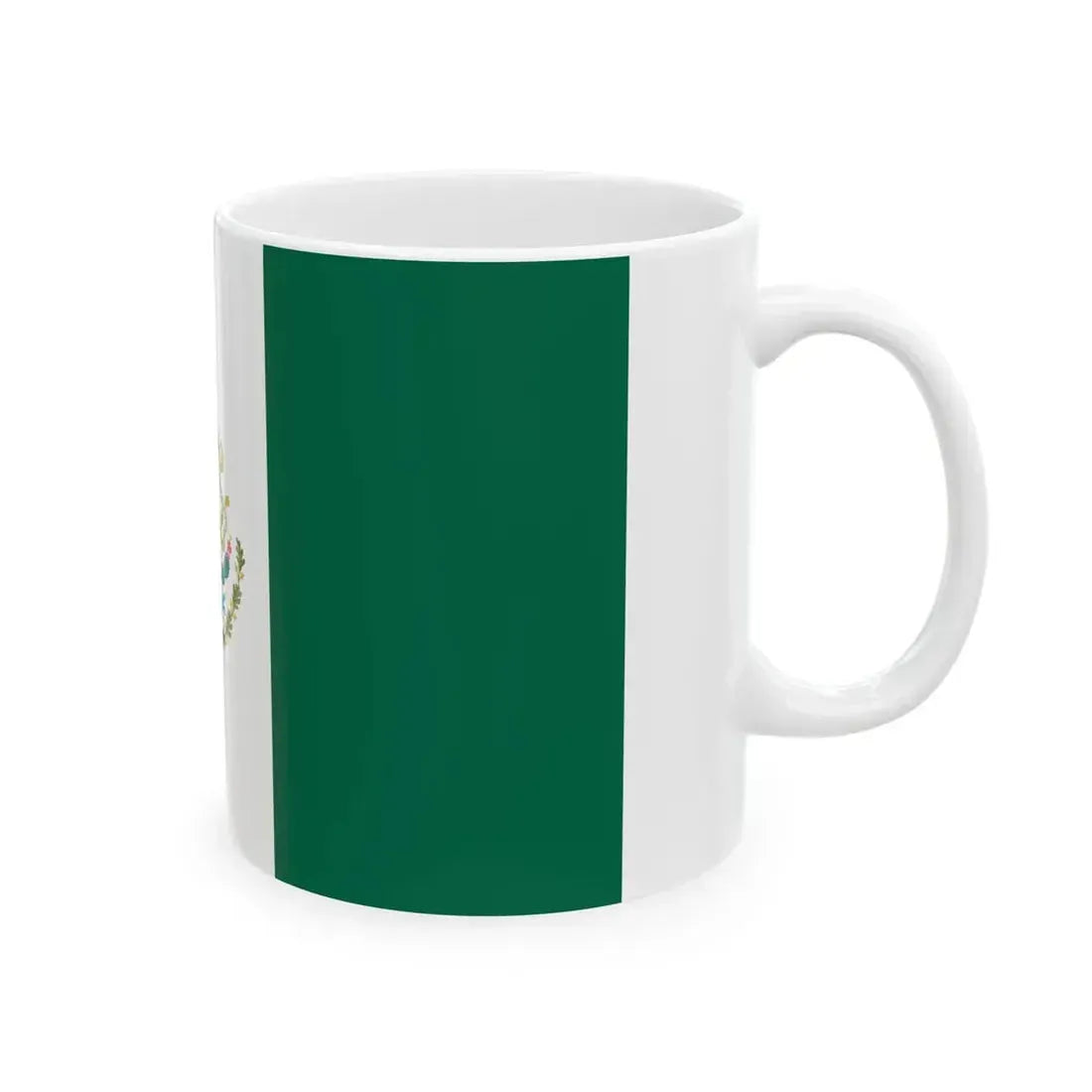 Flag of Mexico reverse (Mexico) White Coffee Mug - Go Mug Yourself