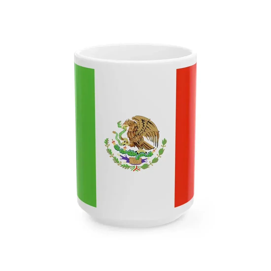 Flag of Mexico WFB 2000 (Mexico) White Coffee Mug 15oz - Go Mug Yourself