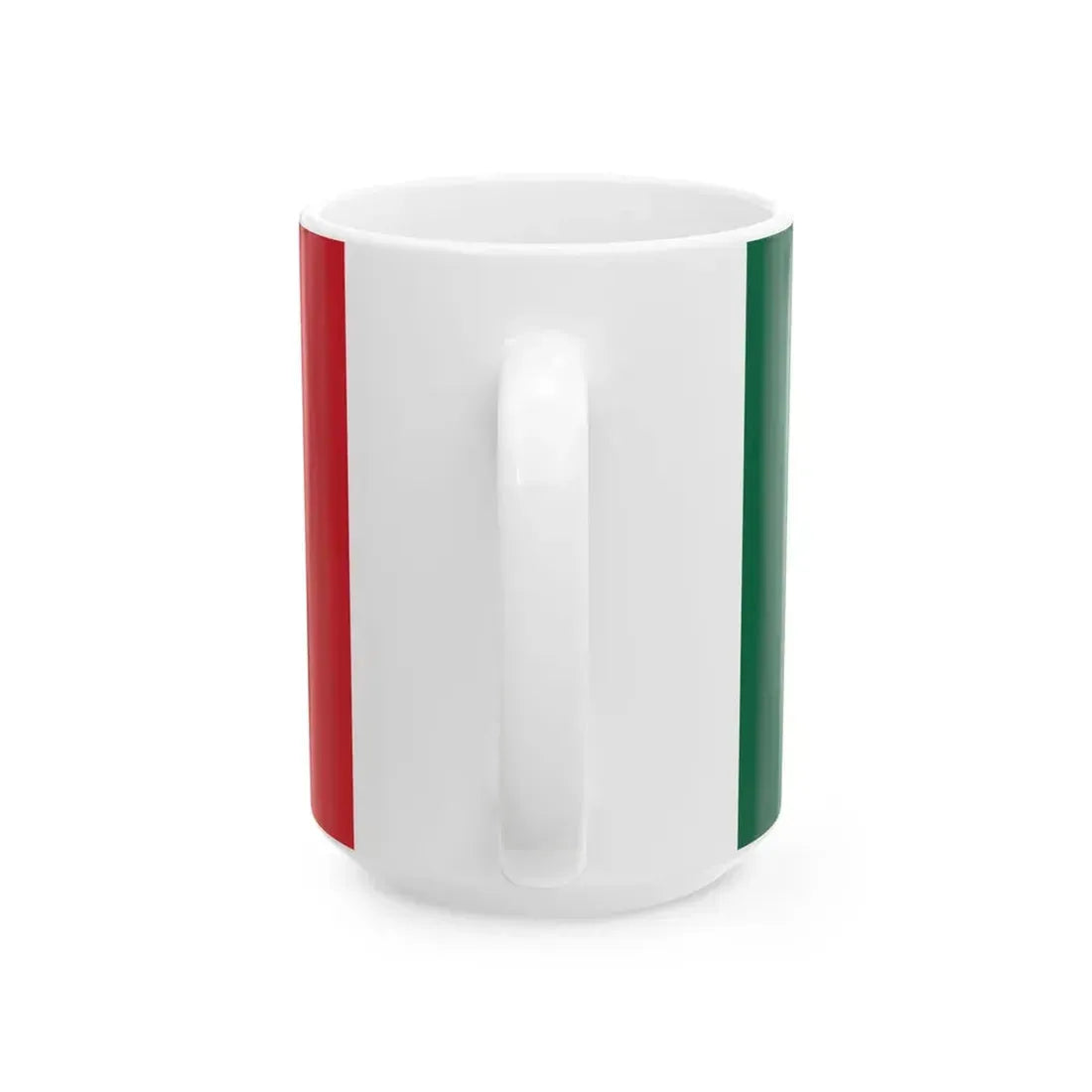 Flag of Mexico with Silver Arms (Mexico) White Coffee Mug - Go Mug Yourself