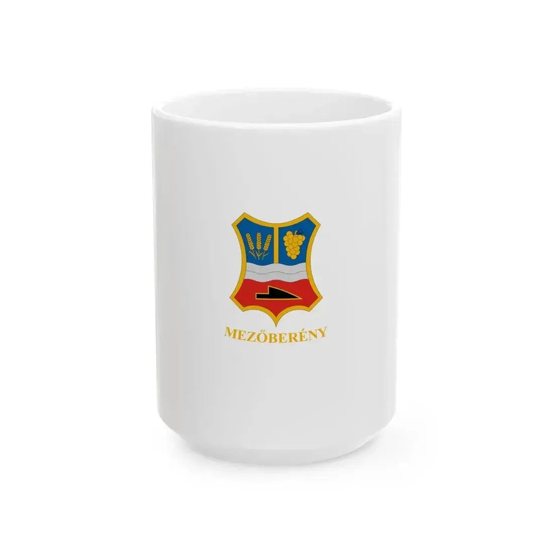 Flag of Mezobereny (Hungary) White Coffee Mug 15oz - Go Mug Yourself