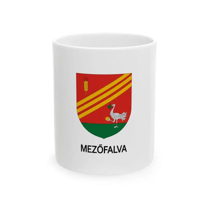 Flag of Mezofalva (Hungary) White Coffee Mug 11oz - Go Mug Yourself