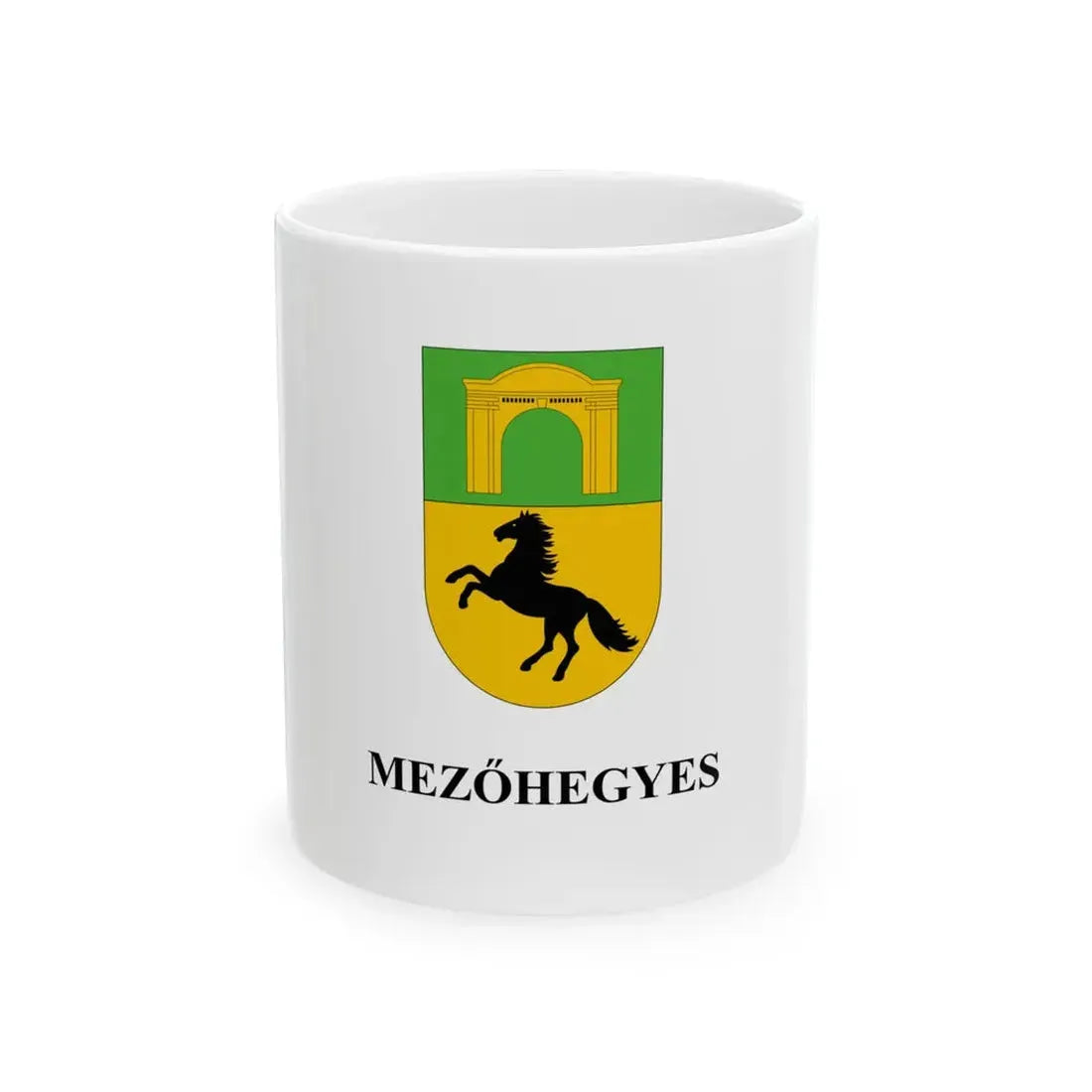 Flag of Mezohegyes (Hungary) White Coffee Mug 11oz - Go Mug Yourself