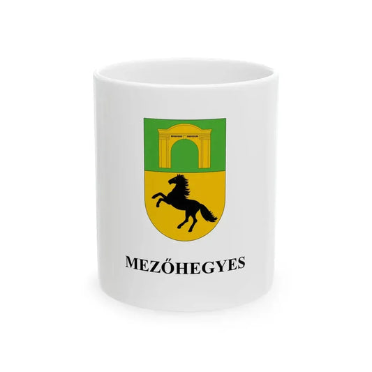 Flag of Mezohegyes (Hungary) White Coffee Mug 11oz - Go Mug Yourself