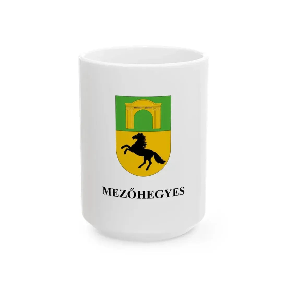 Flag of Mezohegyes (Hungary) White Coffee Mug 15oz - Go Mug Yourself