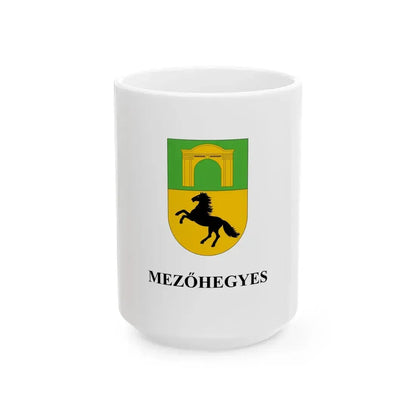 Flag of Mezohegyes (Hungary) White Coffee Mug 15oz - Go Mug Yourself