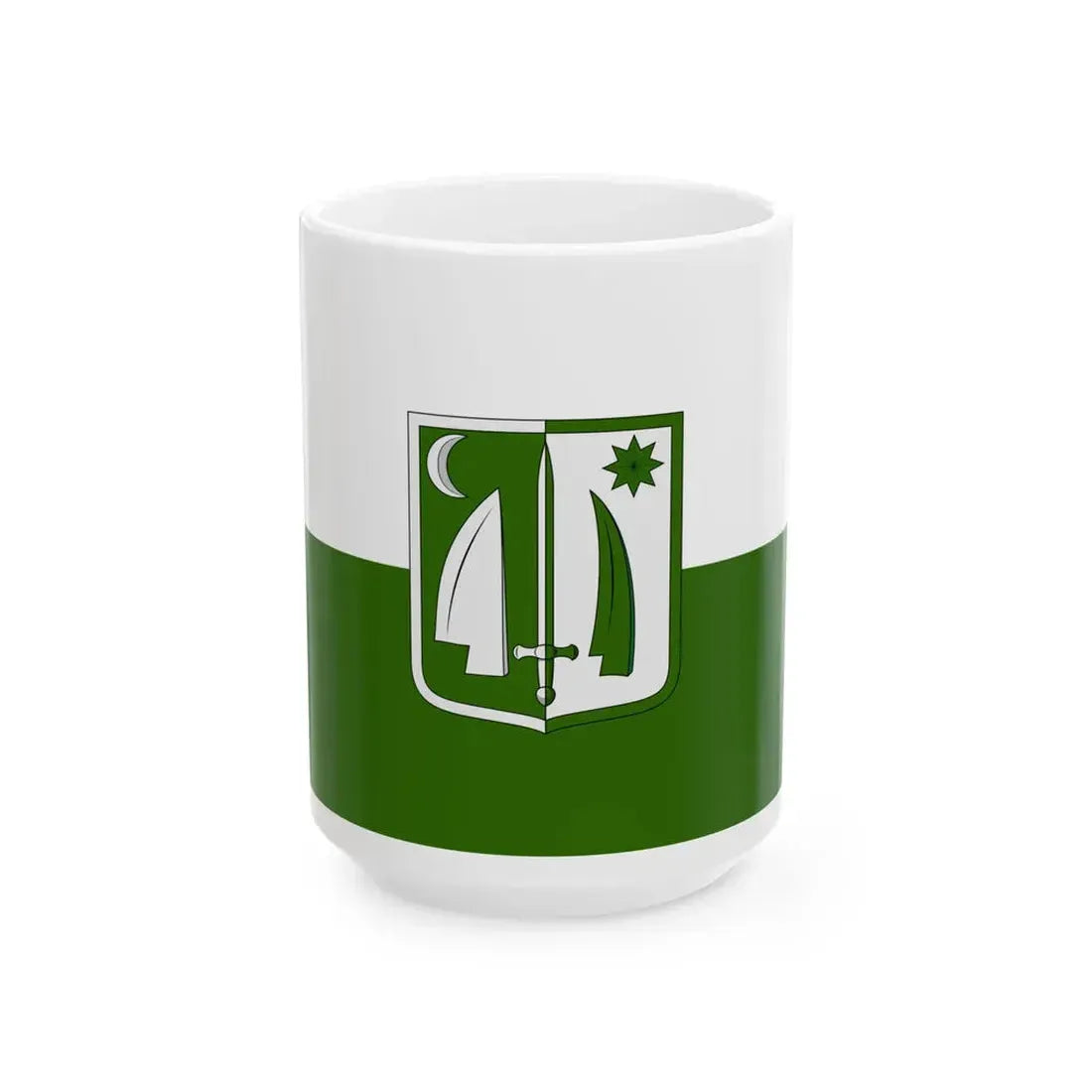 Flag of Mezolak (Hungary) White Coffee Mug 15oz - Go Mug Yourself