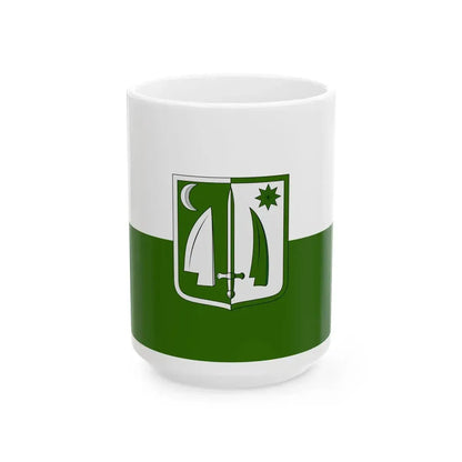 Flag of Mezolak (Hungary) White Coffee Mug 15oz - Go Mug Yourself