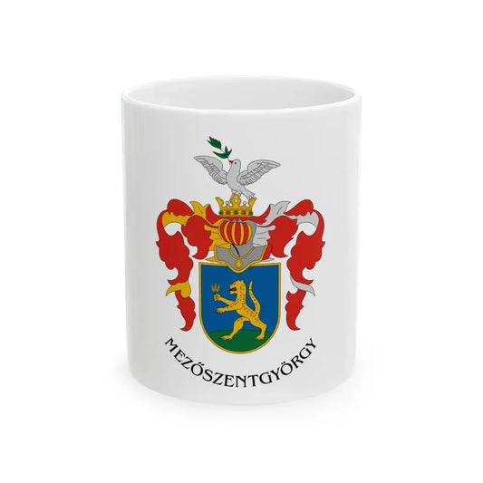Flag of Mezoszentgyorgy (Hungary) White Coffee Mug 11oz - Go Mug Yourself