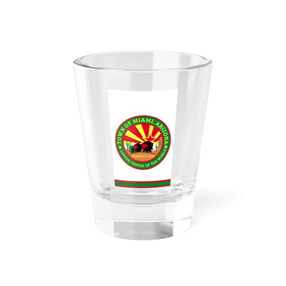 Flag of Miami Arizona (United States) Shot Glass 1.5oz 1.5oz - Go Mug Yourself