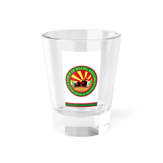 Flag of Miami Arizona (United States) Shot Glass 1.5oz 1.5oz - Go Mug Yourself