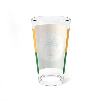 Flag of Miami Beach Florida (United States) Pint Glass 16oz - Go Mug Yourself