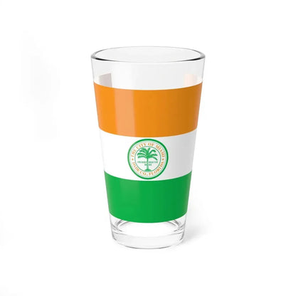 Flag of Miami, Florida - Pint Glass 16oz 16oz - Go Mug Yourself