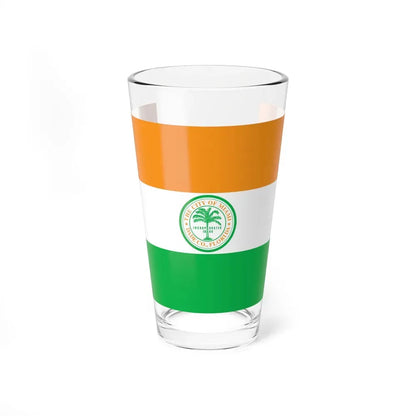 Flag of Miami, Florida - Pint Glass 16oz 16oz - Go Mug Yourself