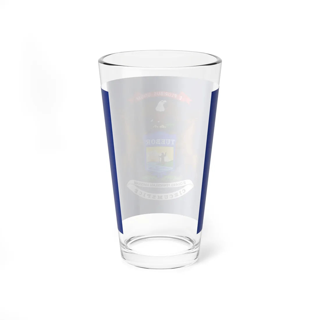 Flag of Michigan 3-2 (United States) Pint Glass 16oz - Go Mug Yourself