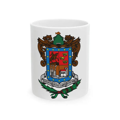 Flag of Michoacan (Mexico) White Coffee Mug 11oz - Go Mug Yourself
