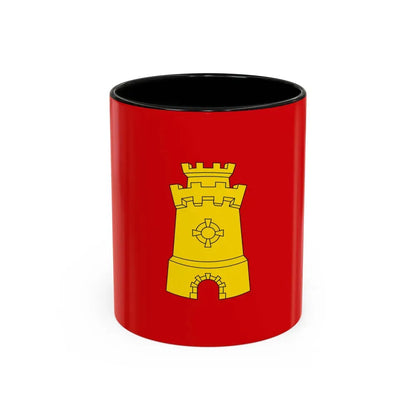 Flag of Middelburg the capital of the province of Zeeland Netherlands - Accent Coffee Mug 11oz Black - Go Mug Yourself