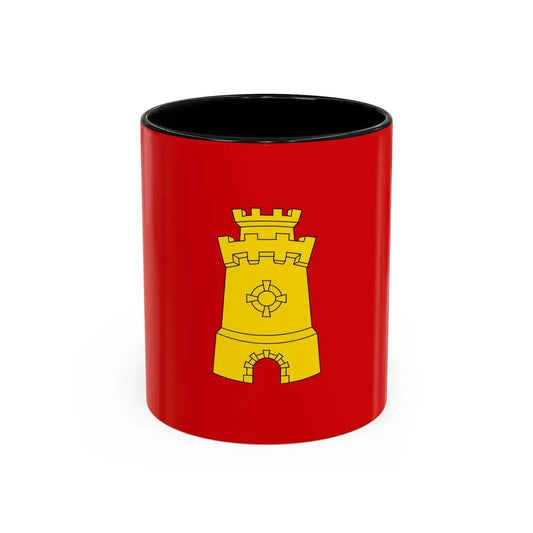 Flag of Middelburg the capital of the province of Zeeland Netherlands - Accent Coffee Mug 11oz Black - Go Mug Yourself