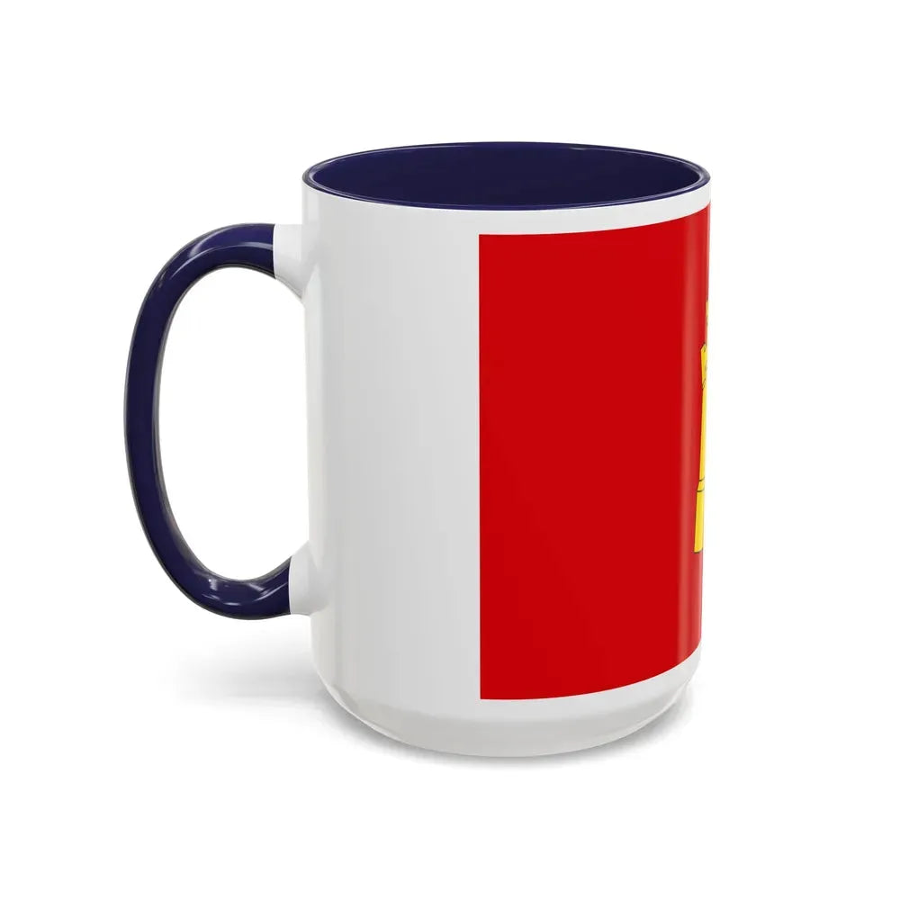 Flag of Middelburg the capital of the province of Zeeland Netherlands - Accent Coffee Mug - Go Mug Yourself