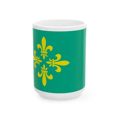 Flag of Midden-Drenthe (Netherlands) White Coffee Mug 15oz - Go Mug Yourself