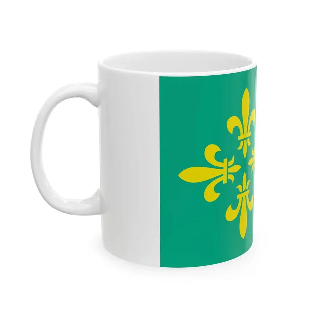 Flag of Midden-Drenthe (Netherlands) White Coffee Mug - Go Mug Yourself