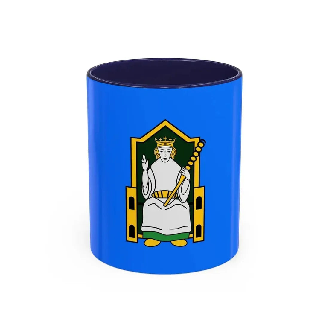 Flag of Mide Ireland - Accent Coffee Mug 11oz Navy - Go Mug Yourself