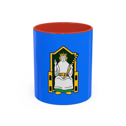 Flag of Mide Ireland - Accent Coffee Mug 11oz Red - Go Mug Yourself
