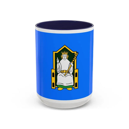 Flag of Mide Ireland - Accent Coffee Mug 15oz Navy - Go Mug Yourself