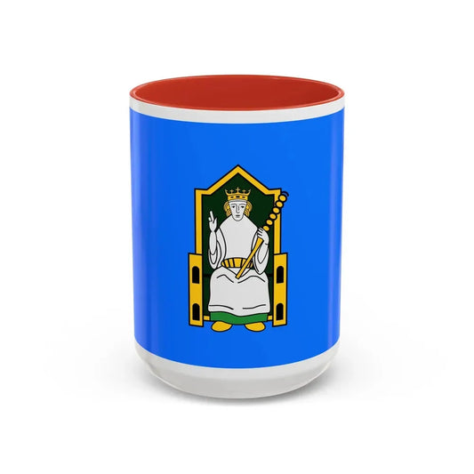 Flag of Mide Ireland - Accent Coffee Mug 15oz Red - Go Mug Yourself
