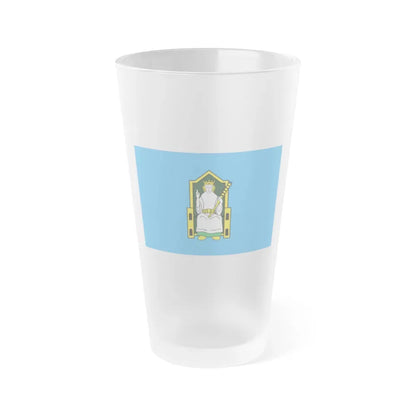 Flag of Mide Ireland - Frosted Pint Glass 16oz 16oz Frosted - Go Mug Yourself