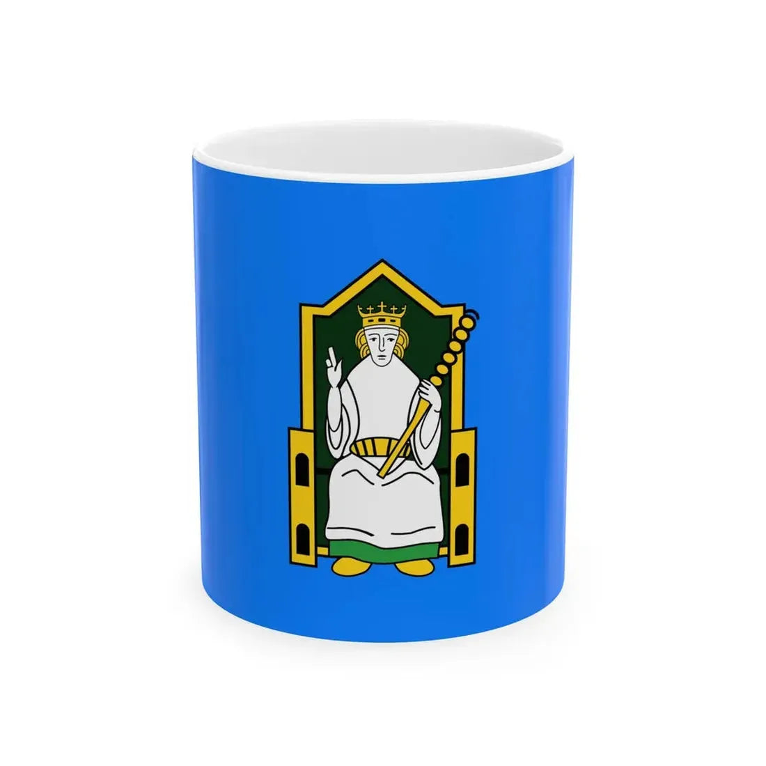 Flag of Mide (Ireland) White Coffee Mug 11oz - Go Mug Yourself