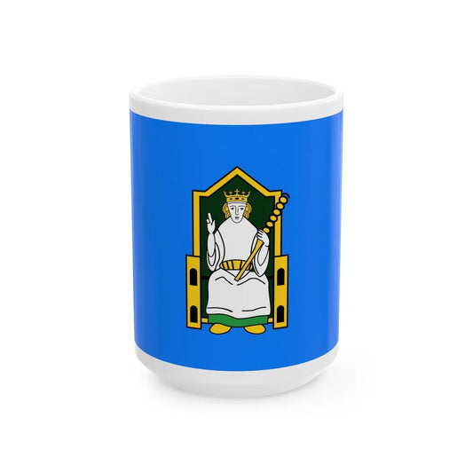 Flag of Mide Ireland - White Coffee Mug-15oz-Go Mug Yourself