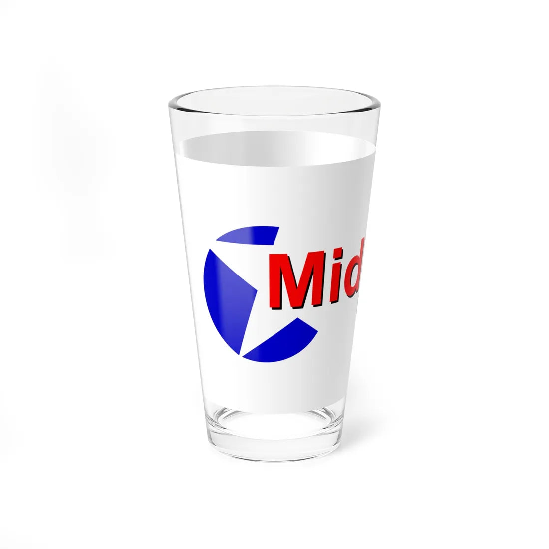 Flag of Midlothian Texas (United States) Pint Glass 16oz - Go Mug Yourself