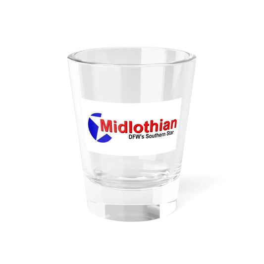 Flag of Midlothian Texas (United States) Shot Glass 1.5oz 1.5oz - Go Mug Yourself