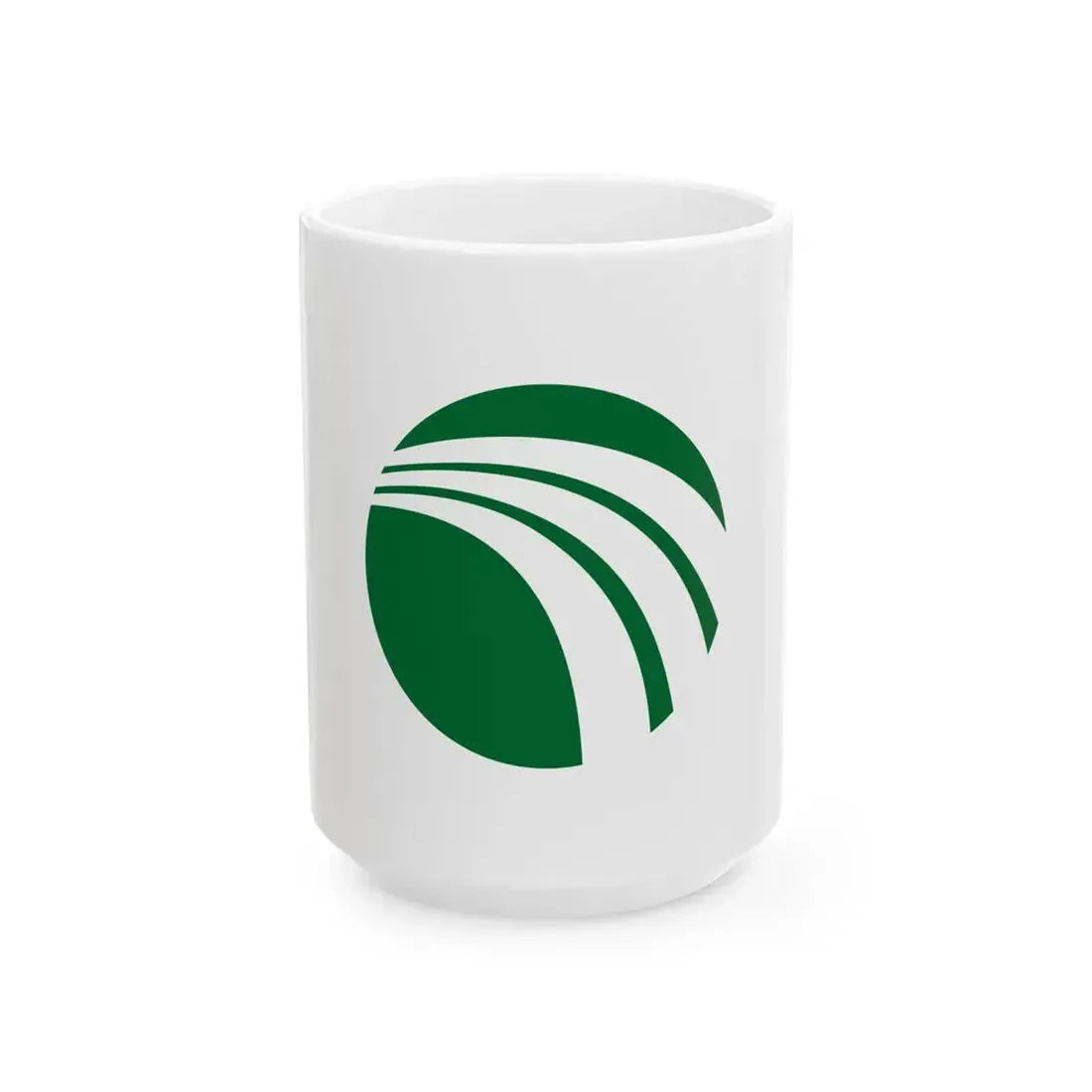 Flag of Midori Hiroshima 1975-2004 (Japan) White Coffee Mug 15oz - Go Mug Yourself