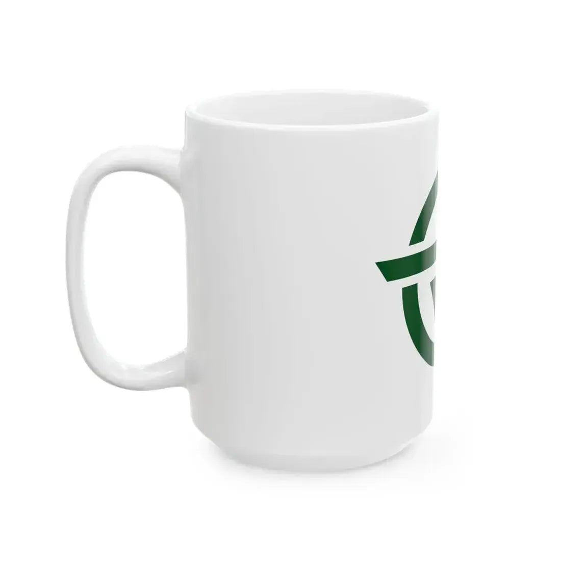 Flag of Midori Hyogo 1957-2005 (Japan) White Coffee Mug - Go Mug Yourself