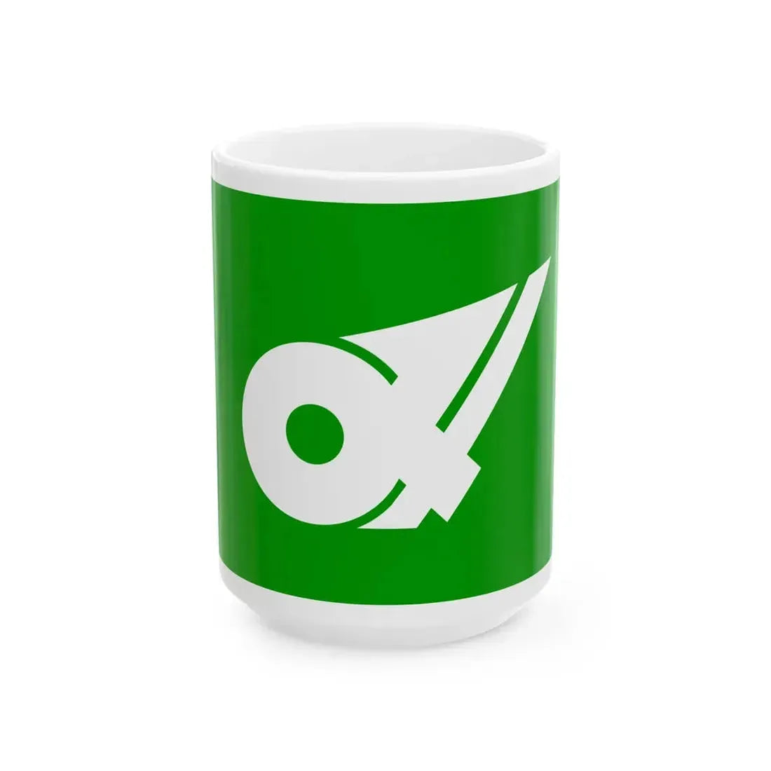 Flag of Mie Prefecture (Japan) White Coffee Mug 15oz - Go Mug Yourself