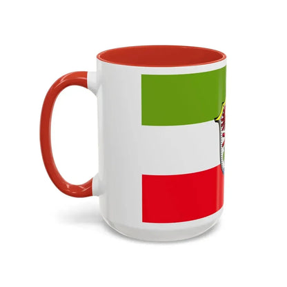 Flag of Miesbach Germany - Accent Coffee Mug - Go Mug Yourself