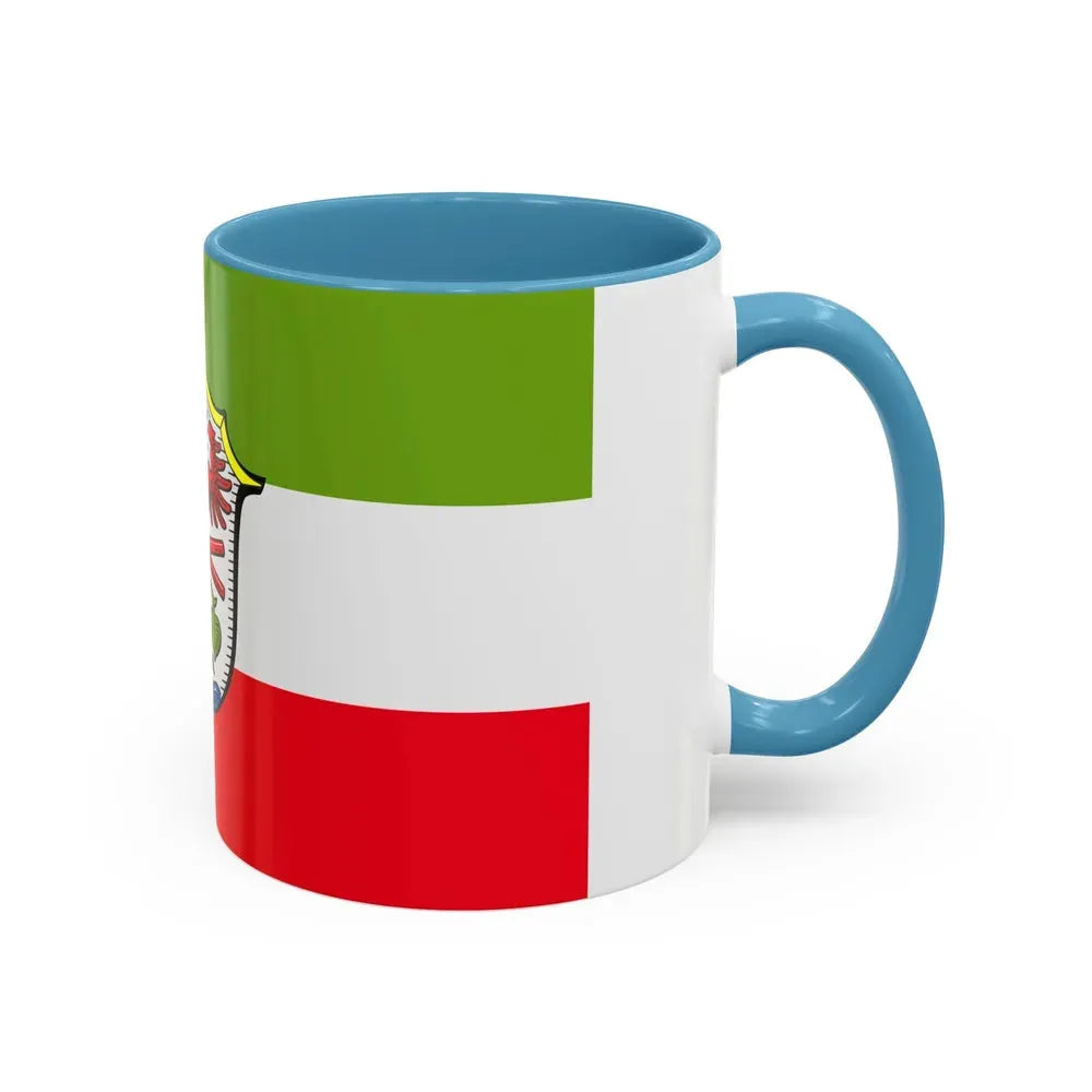 Flag of Miesbach Germany - Accent Coffee Mug - Go Mug Yourself