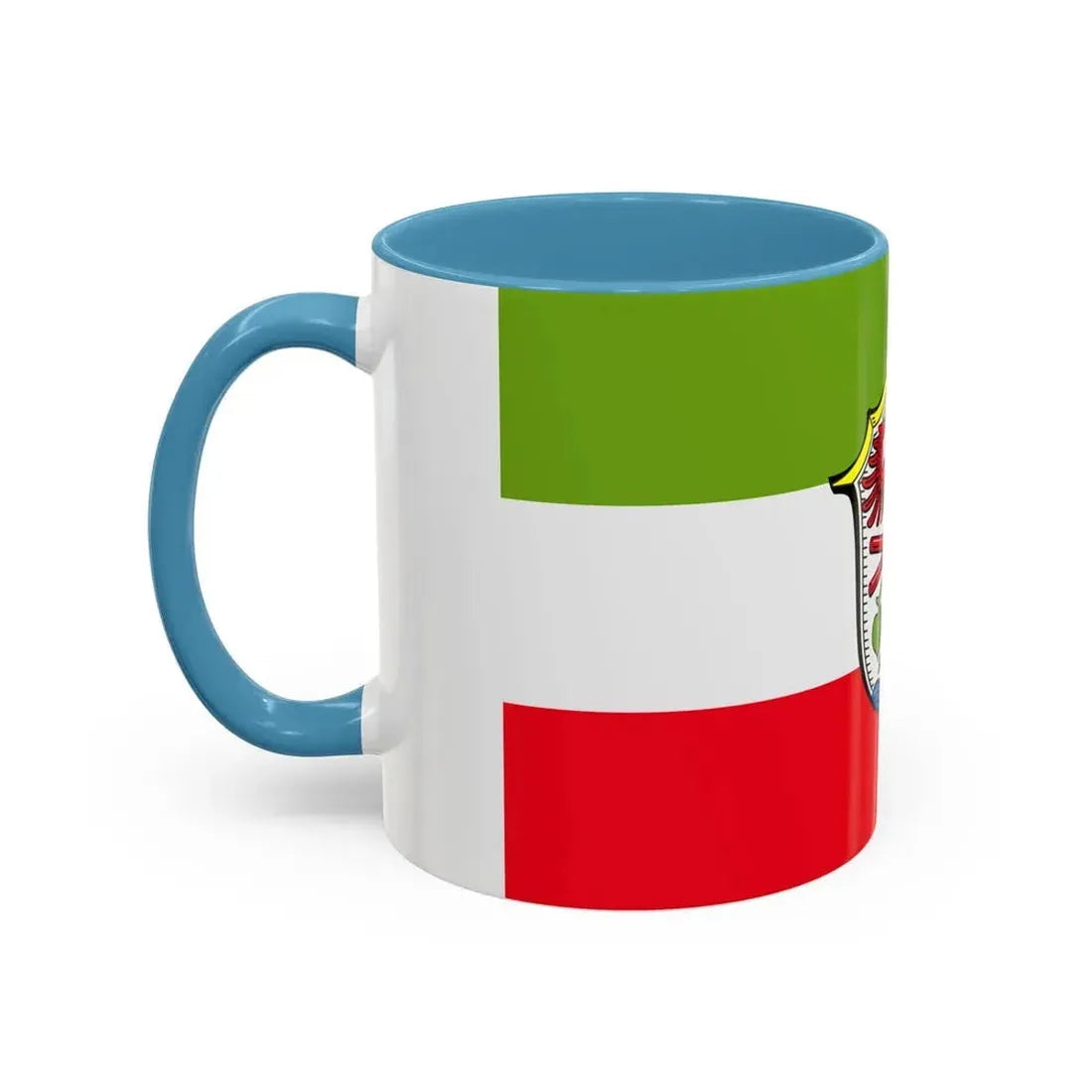 Flag of Miesbach Germany - Accent Coffee Mug - Go Mug Yourself