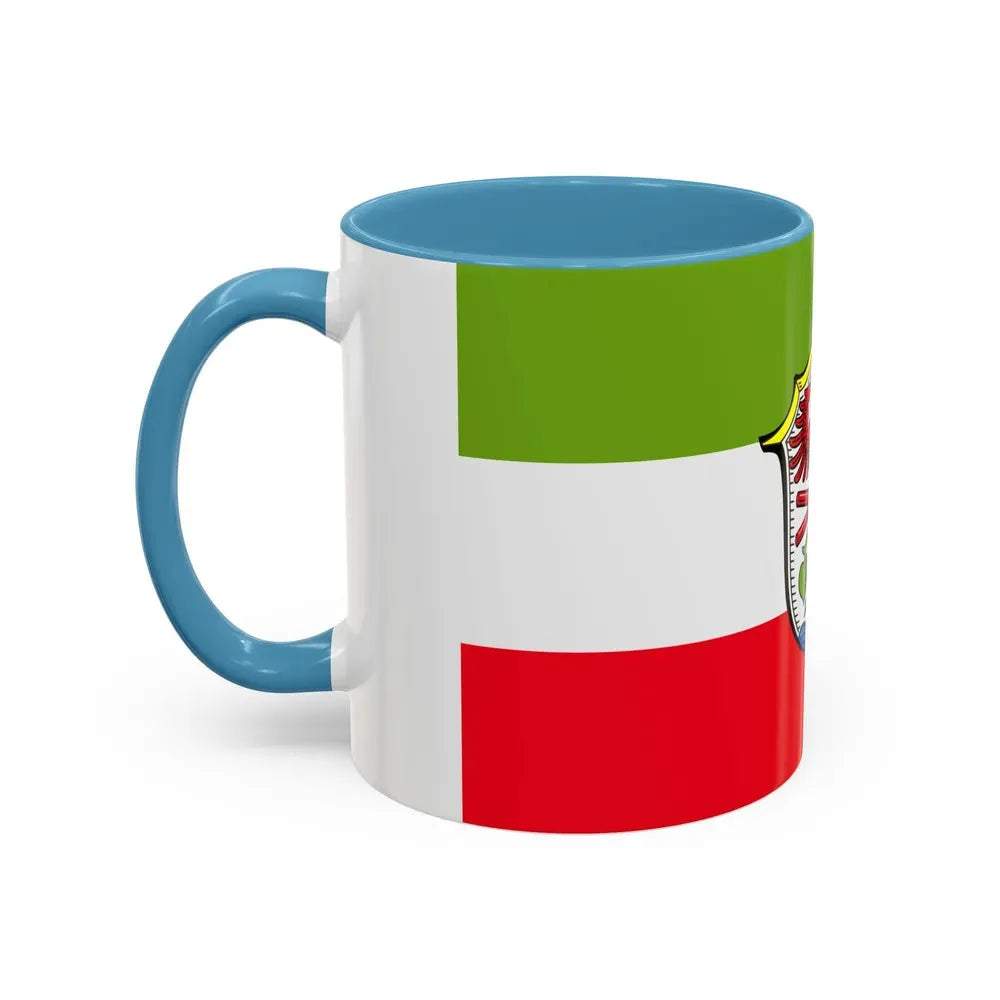 Flag of Miesbach Germany - Accent Coffee Mug - Go Mug Yourself
