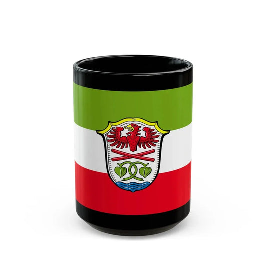 Flag of Miesbach Germany - Black Coffee Mug 15oz - Go Mug Yourself