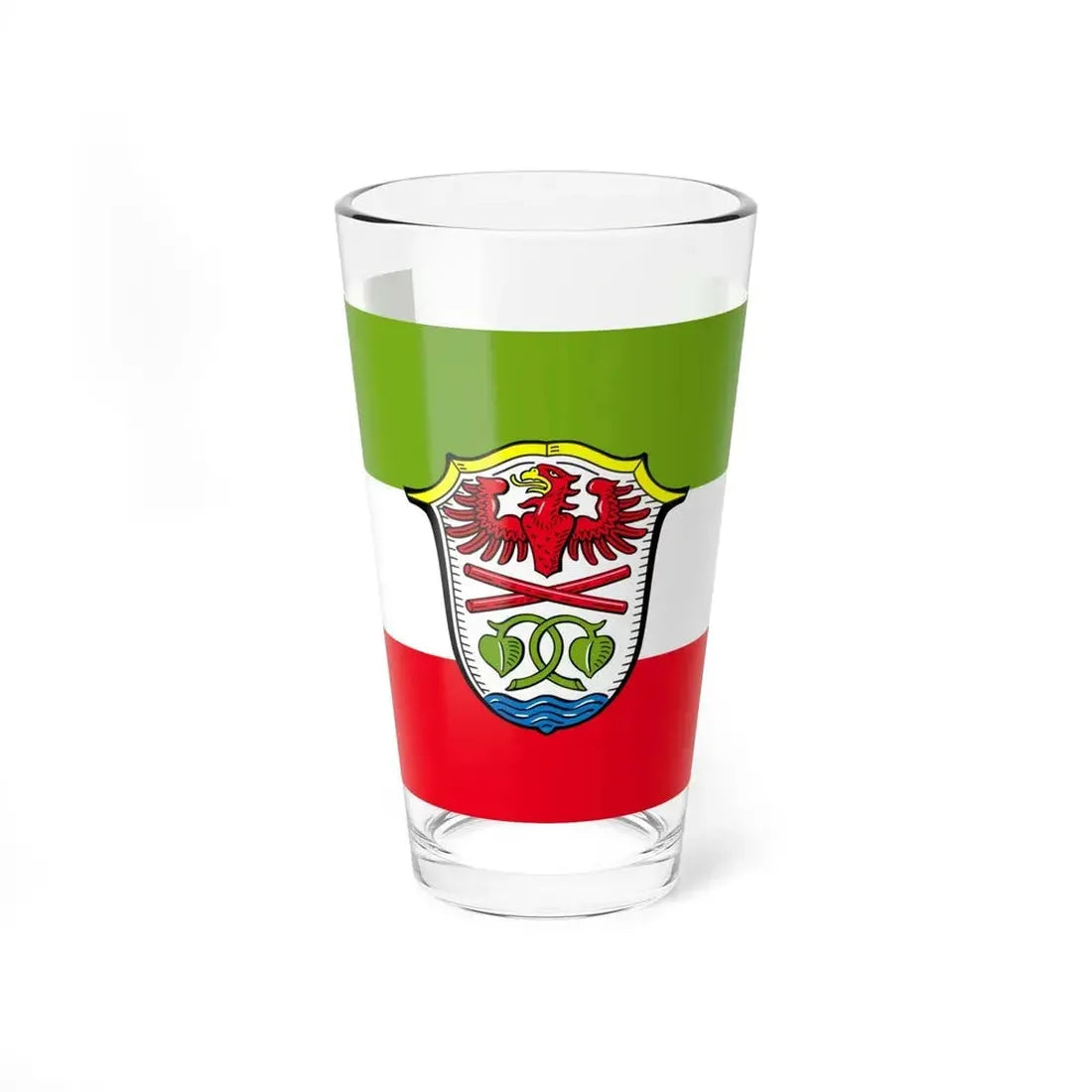 Flag of Miesbach Germany - Pint Glass 16oz 16oz - Go Mug Yourself