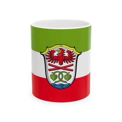 Flag of Miesbach Germany - White Coffee Mug-11oz-Go Mug Yourself